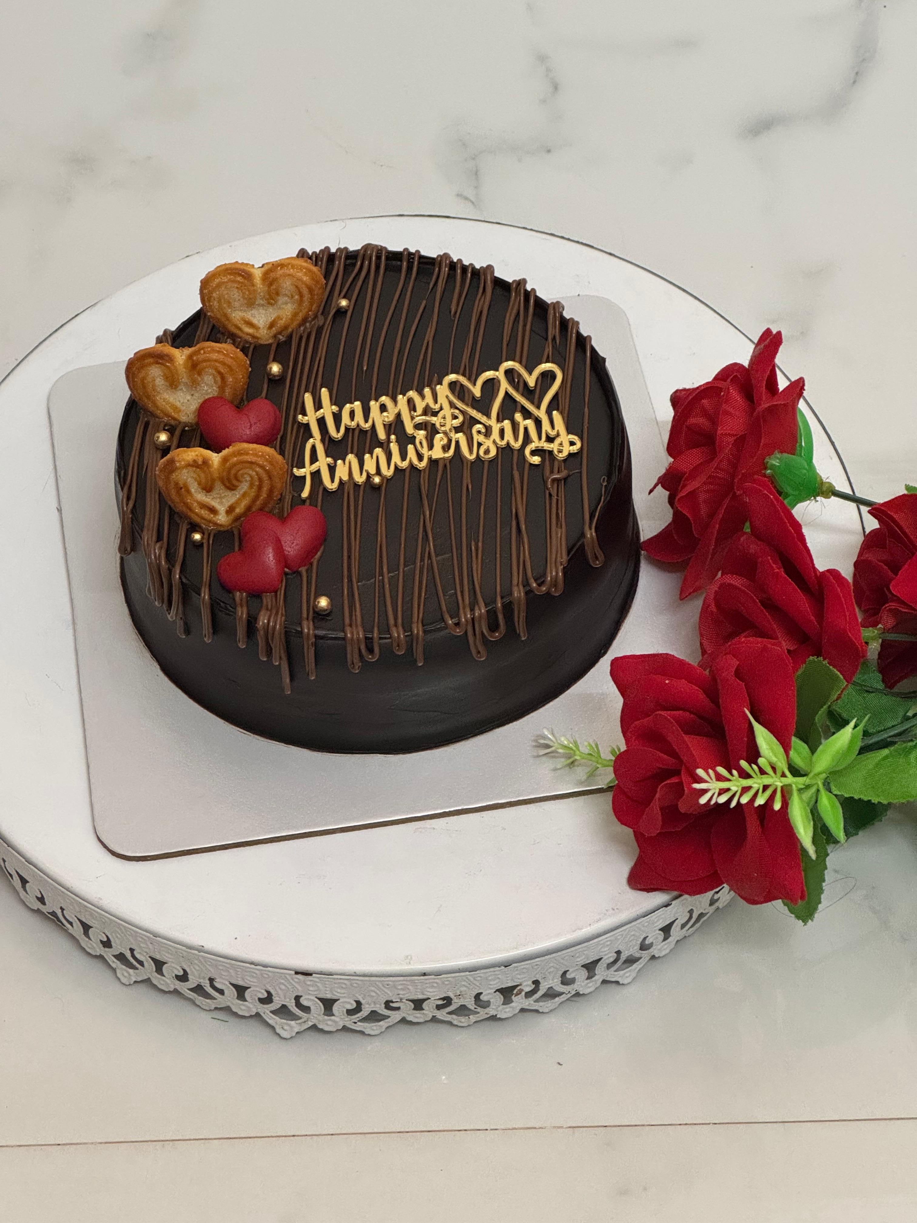 Anniversary chocolate cake