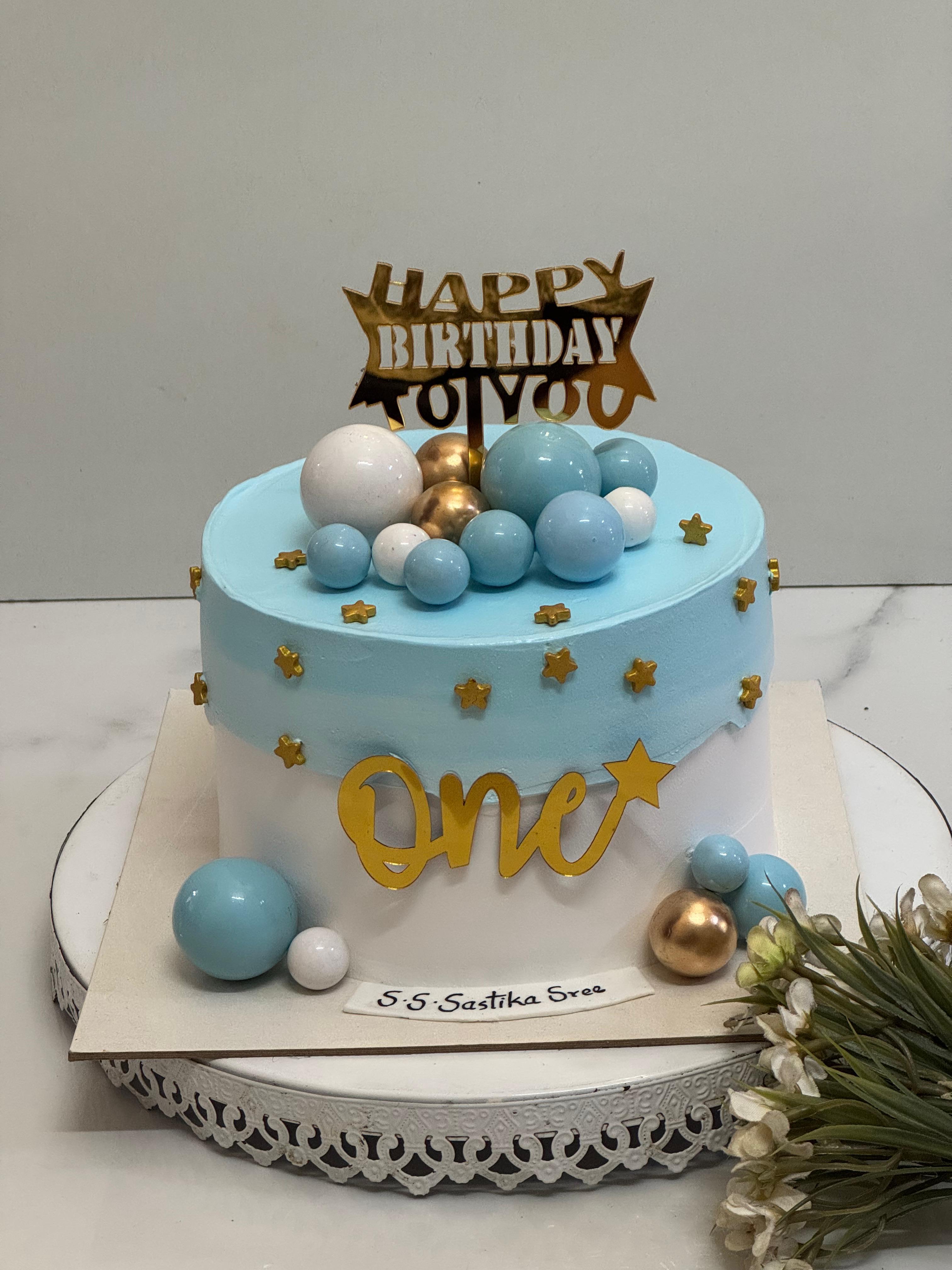 Custom birthday cake